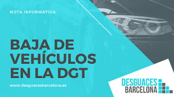 Nota informativa baja definitiva de coches